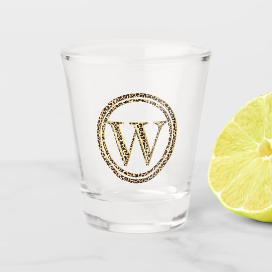 Verre A Shot Leopard W (Devant)