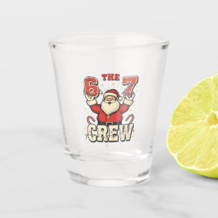 Verre A Shot L'équipage 6 7 Drôle de Père Noël Meme de Noël