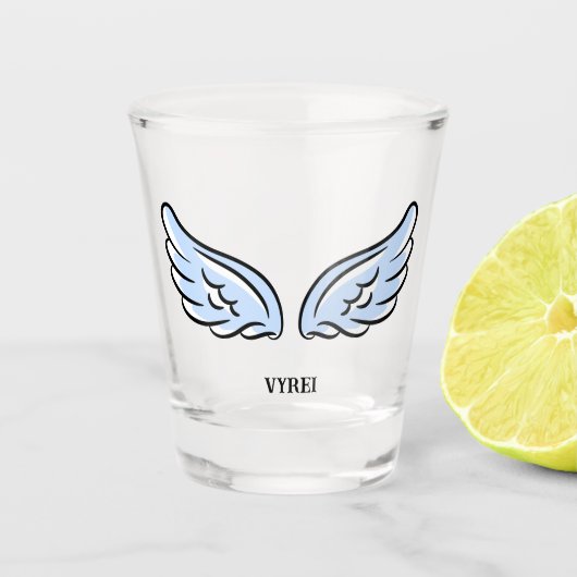 Verre A Shot Les ailes du petit ange mignon (Devant)