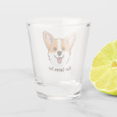 Verre A Shot Les étoiles de Pembroke Welsh Corgi Puppy Dog (Dos)