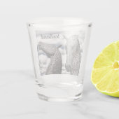 Verre A Shot Les Kelpies à Falkirk en Écosse (Dos)