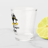 Verre A Shot Les pingouins volent ma santé d'esprit (Droite)