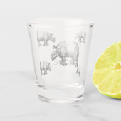 Verre A Shot Les rhinocéros (Dos)