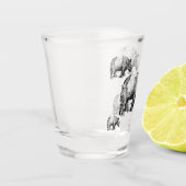 Verre A Shot Les rhinocéros (Gauche)