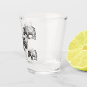 Verre A Shot Les rhinocéros (Droite)