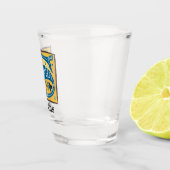 Verre A Shot LETTRE Florale Médiévale ÉCLAIRÉE S MONogramme (Droite)