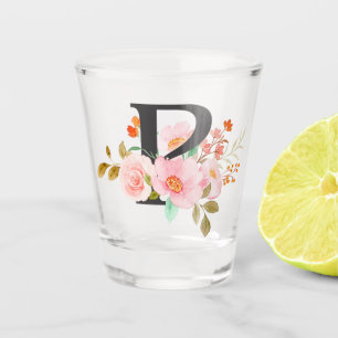 Verre A Shot Lettre P