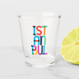 Verre A Shot Lettres d'art pop turc Istanbul