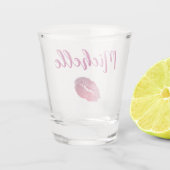 Verre A Shot Lèvres Glam rose (Dos)