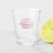 Verre A Shot Lèvres roses (Dos)