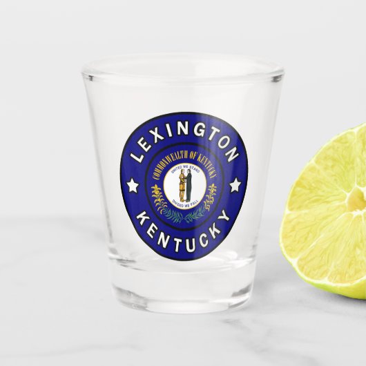 Verre A Shot Lexington Kentucky (Devant)