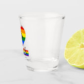 Verre A Shot LGBTQ & Pride - drapeau de progression arc-en-ciel (Droite)