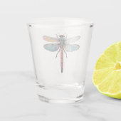 Verre A Shot Libellule Colorée (Dos)