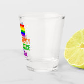 Verre A Shot Liberté des droits des homosexuels et justice pour (Droite)
