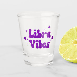 Verre A Shot Libra Vibes Zodiac Astrologie Purple Stars
