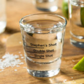 Verre A Shot Ligne de tir Funny Personnalisé