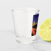 Verre A Shot Ligne Skyline de Houston Texas City (Gauche)