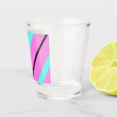 Verre A Shot Lignes colorées (Droite)