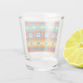 Verre A Shot Lignes de formes tribales (Dos)