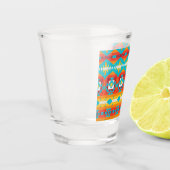 Verre A Shot Lignes de formes tribales (Gauche)