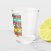 Verre A Shot Lignes de formes tribales (Droite)