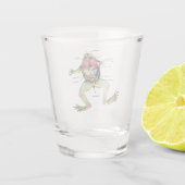 Verre A Shot L'illustration de l'anatomie de la grenouille (Dos)