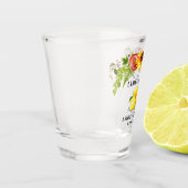 Verre A Shot Limoncello, Mariage floral aux citrons d'aquarelle (Gauche)