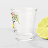 Verre A Shot Limoncello, Mariage floral aux citrons d'aquarelle (Droite)