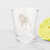 Verre A Shot Lion étonnant (Dos)