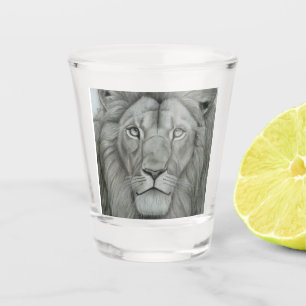 Verre A Shot Lion Majestueux