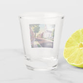 Verre A Shot Lititz Pennsylvanie (Dos)