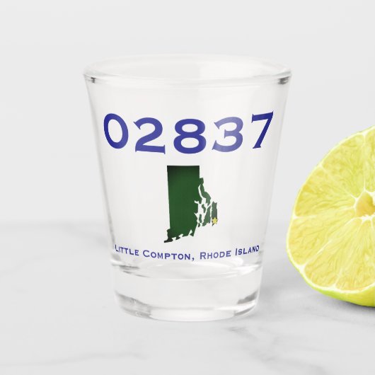 Verre A Shot Little Compton, RI Code postal - 02837 - Sakonnet, (Devant)