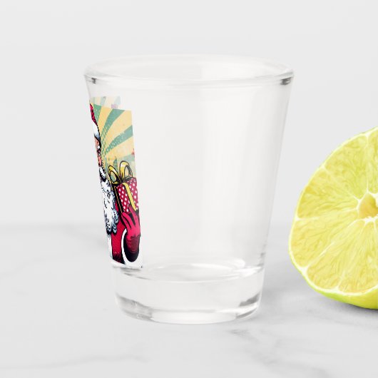 Verre A Shot Livre de bande dessinée Père Noël/Noël (Droite)