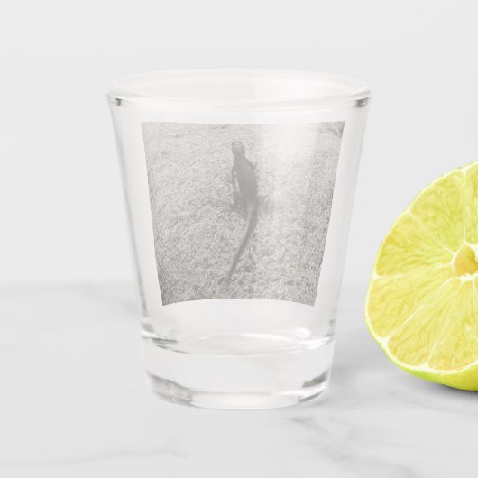 Verre A Shot Lizard noir (Dos)