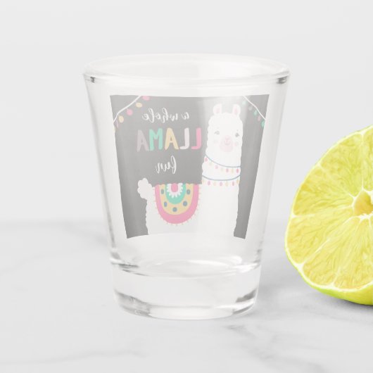 Verre A Shot Llama fun (Dos)