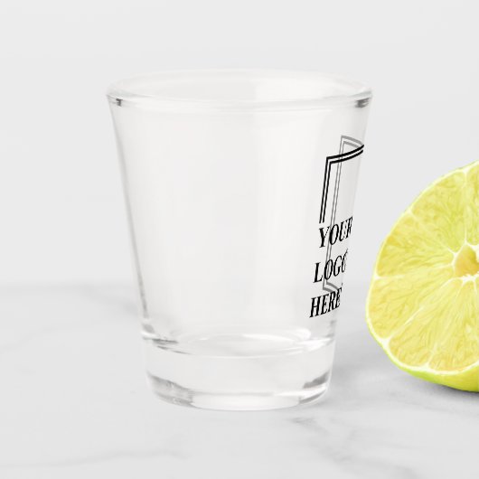 Verre A Shot Logo d'anniversaire fiançailles moderne unique sur (Gauche)
