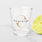 Verre A Shot Logo de l'entreprise Simple propreté minimale Marq (Devant)