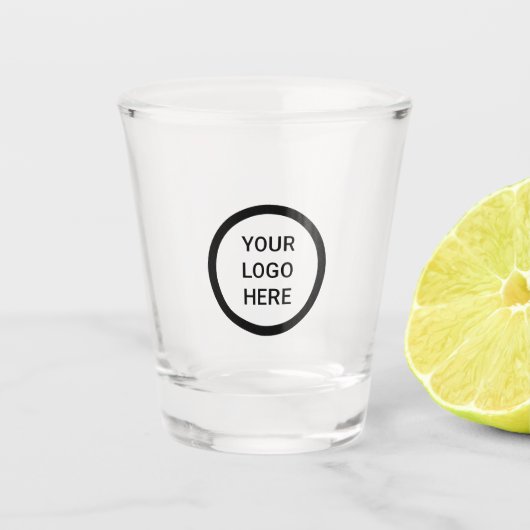 Verre A Shot Logo de marque promotionnel propre et simple impri (Devant)
