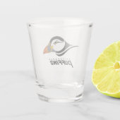 Verre A Shot Logo de Pittsburgh Puffins (Dos)