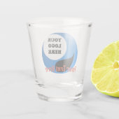 Verre A Shot Logo de société personnalisé (Dos)