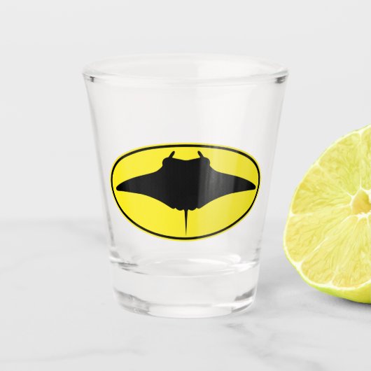 Verre A Shot Logo Manta Ray (Devant)