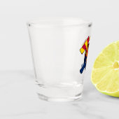 Verre A Shot Logo Rock Hammer du géologue de l'Arizona (Gauche)