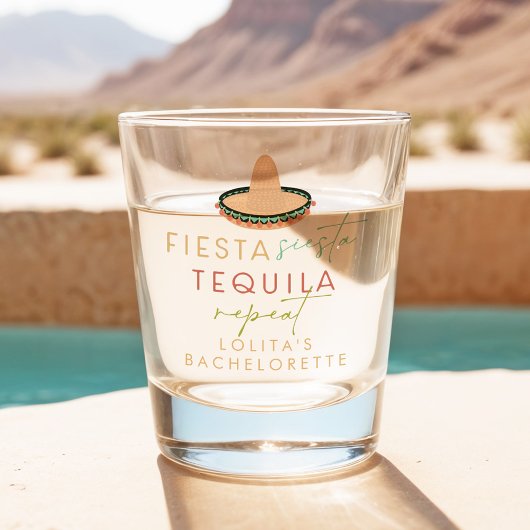 Verre A Shot LOLITA Fiesta Siesta Tequila Bachelorette Favorise