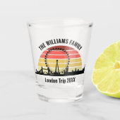 Verre A Shot Londres Angleterre Sunset Custom Family Trip (Devant)