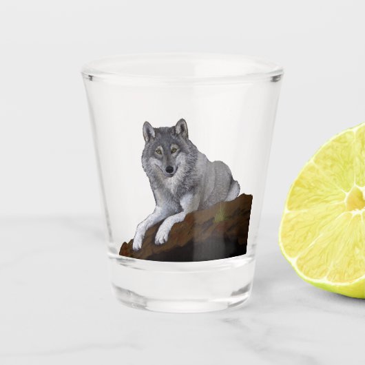 Verre A Shot Loup (Devant)