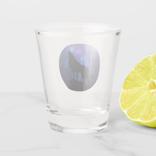 Verre A Shot Loup céleste (Dos)