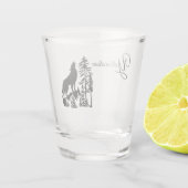 Verre A Shot Loup de Yellowstone (Dos)