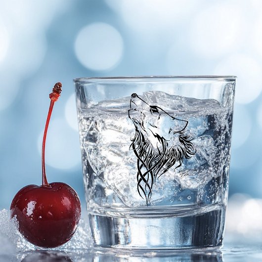 Verre A Shot Loup noir de la tribu Howl