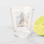 Verre A Shot Loup surfeur (Dos)