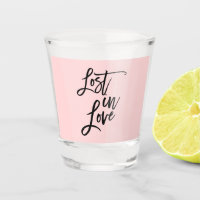 Love in Love Black Pink Brushstroke Citation